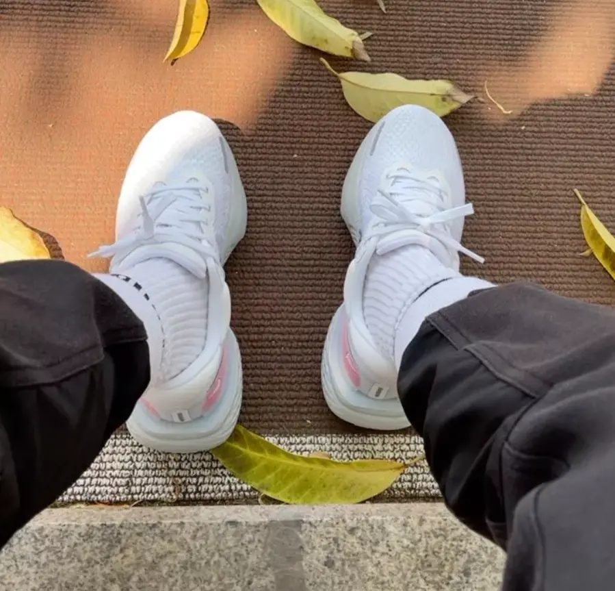 Giày Nike ZoomX Invincible Run Flyknit 'White Metallic Silver' CT2228-102 - Ảnh 4