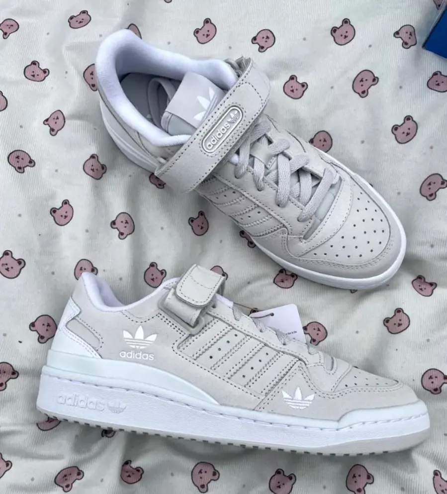 Giày Adidas Forum Low 'Grey Cloud White' H01946 - Ảnh 3