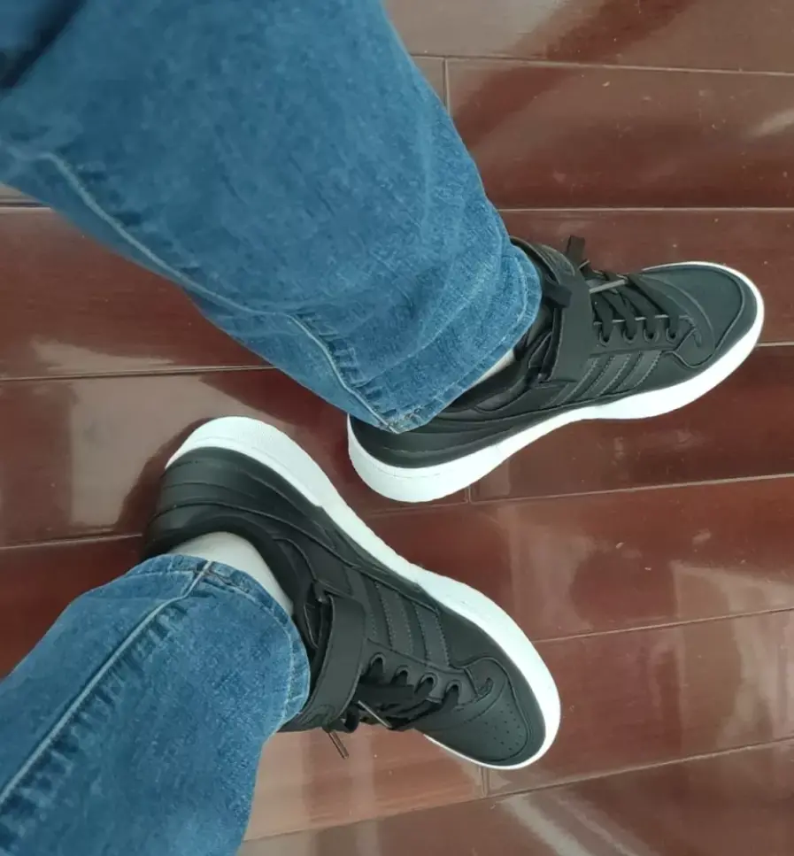 Giày Adidas Originals Forum Low Refined Cloud White Core Black CG7135 - Ảnh 5