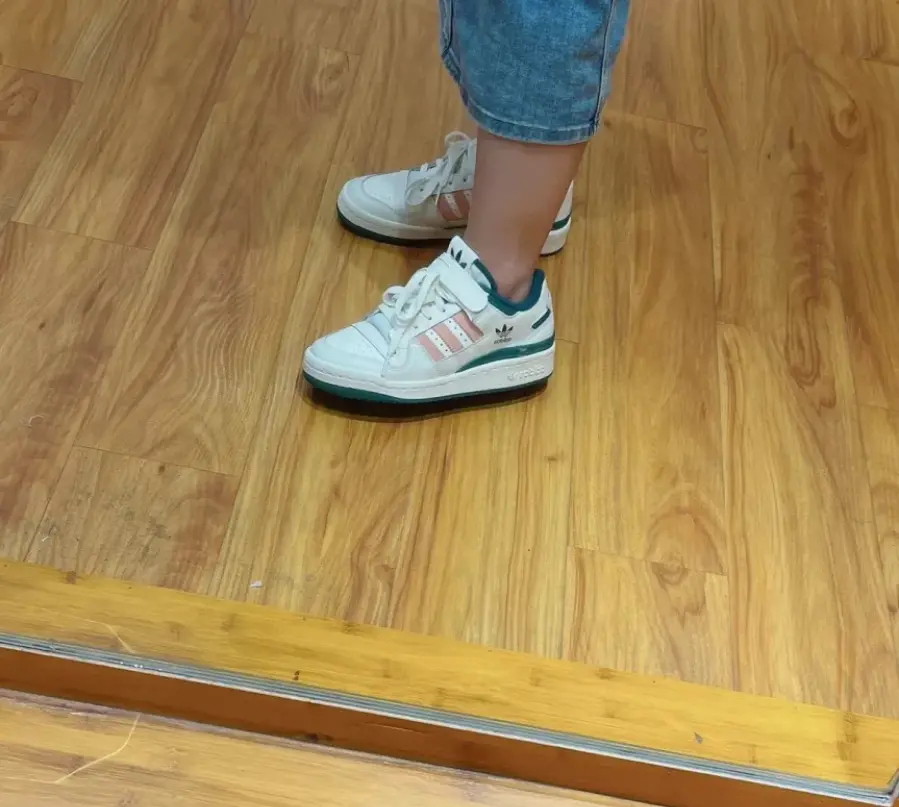 Alternative view of Giày Adidas Forum 84 Low 'Collegiate Green Glow Pink' H01671