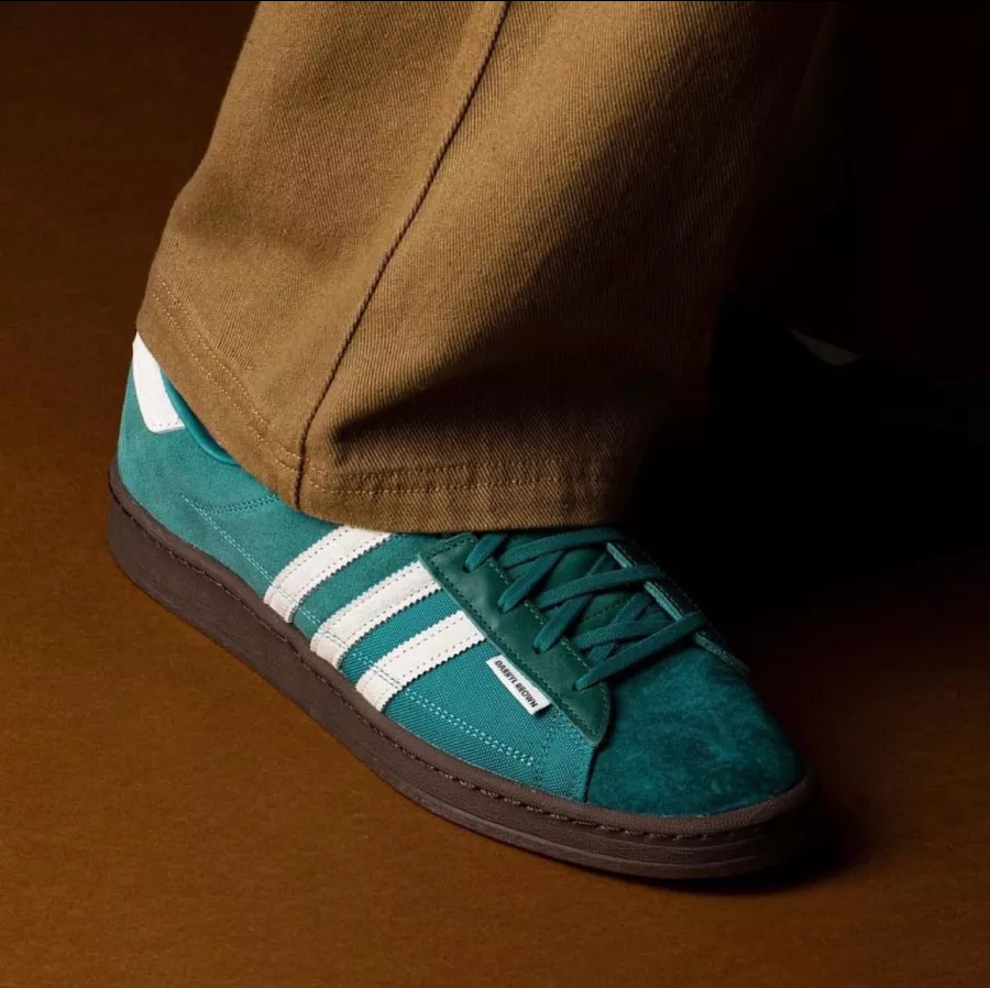 Giày Adidas x Darryl Brown Campus 80 'Active Green' GX1656 - Ảnh 2