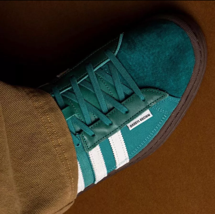 Giày Adidas x Darryl Brown Campus 80 'Active Green' GX1656 - Ảnh 3