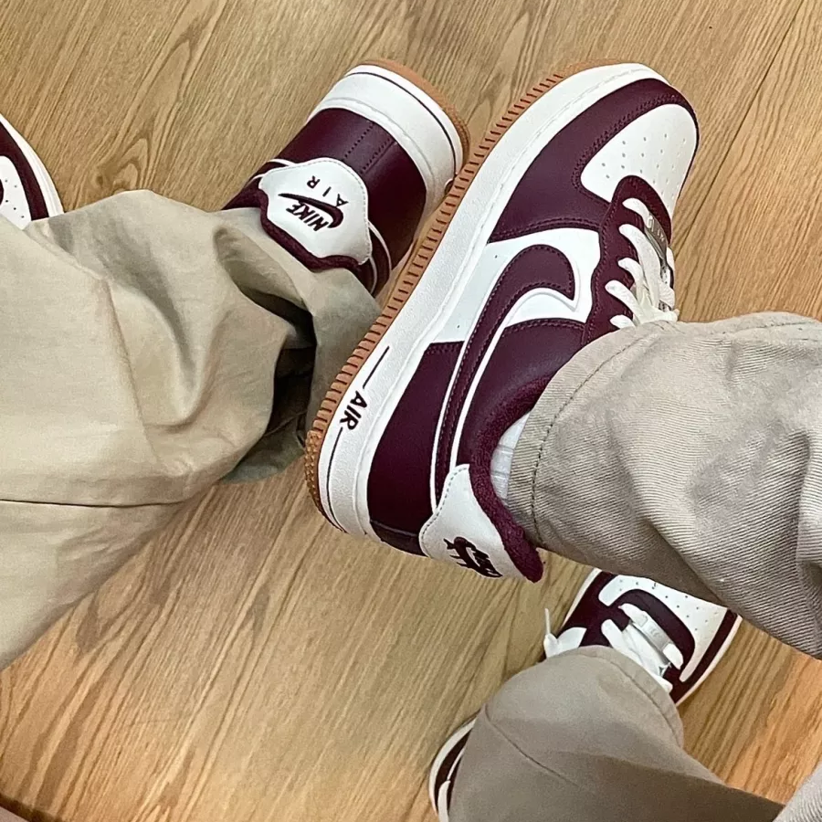 Giày Nike Air Force 1 GS 'Team Red Gum' DQ5972-100 - Ảnh 5