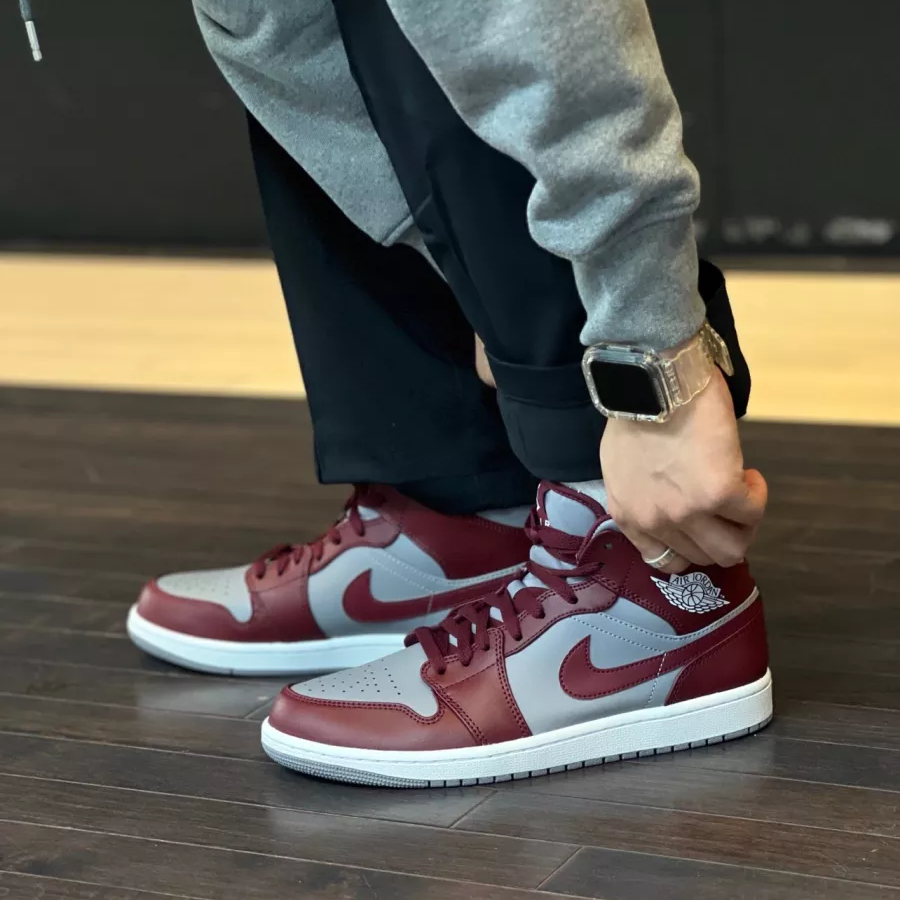 Giày Nike Air Jordan 1 Mid 'Team Red' DQ8423-615 - Ảnh 3