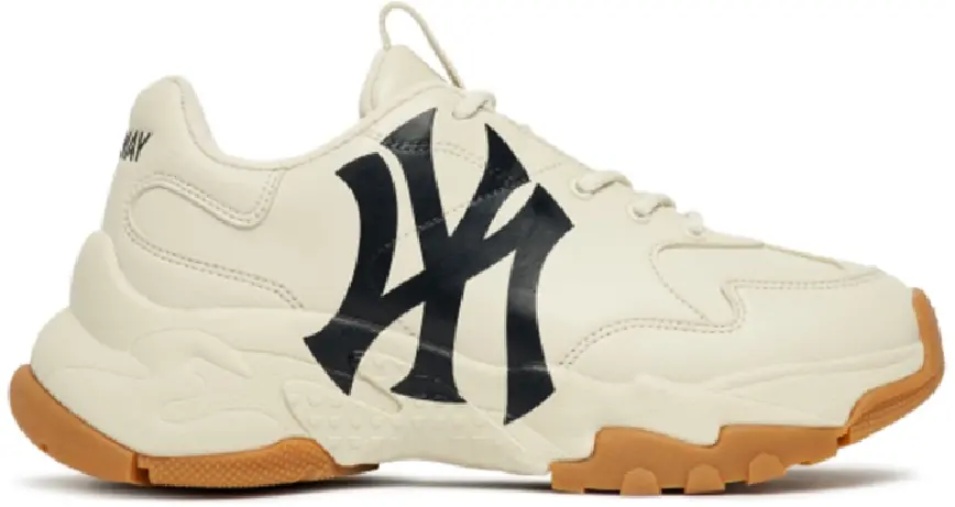 Giày MLB BigBall Chunky A New York Yankees 'White Black' 3ASHC101N-50BGL