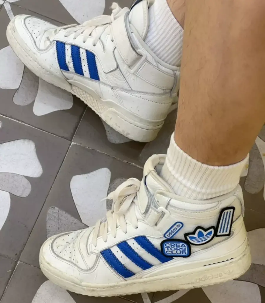 Giày Adidas Forum Mid 'White Blue Bird' GX1021 - Ảnh 5