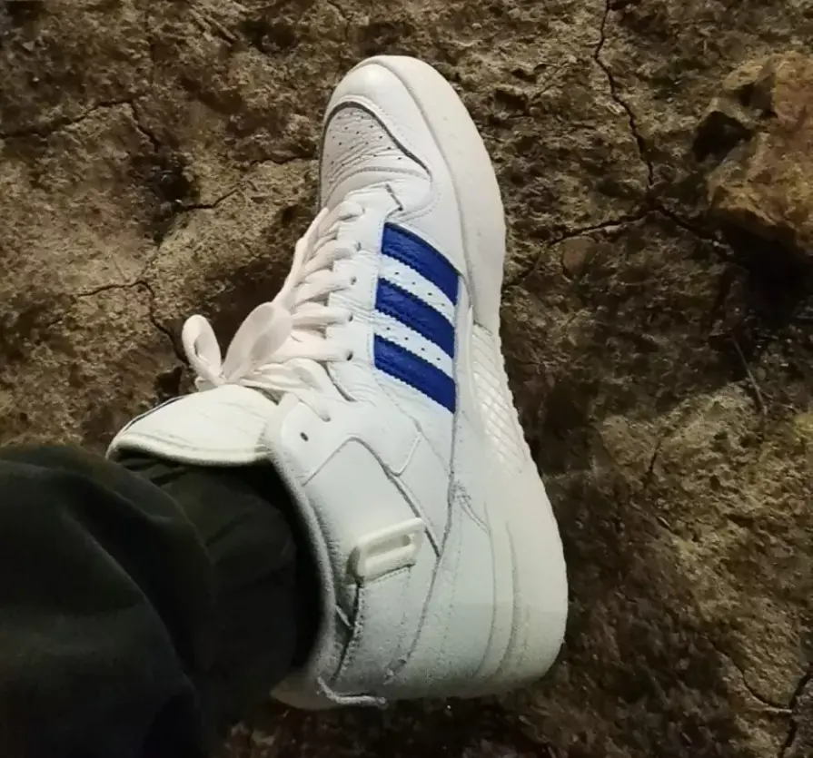 Giày Adidas Forum Mid 'White Blue Bird' GX1021 - Ảnh 4