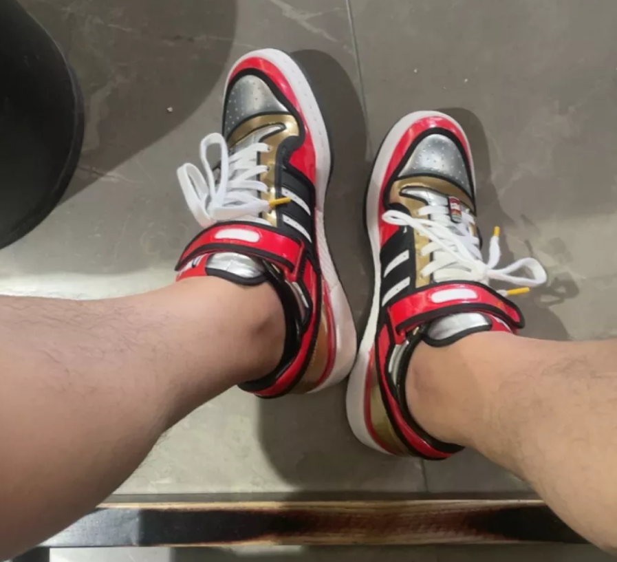 Giày Adidas The Simpsons x Forum Low 'Duff Beer' H05801 - Ảnh 4