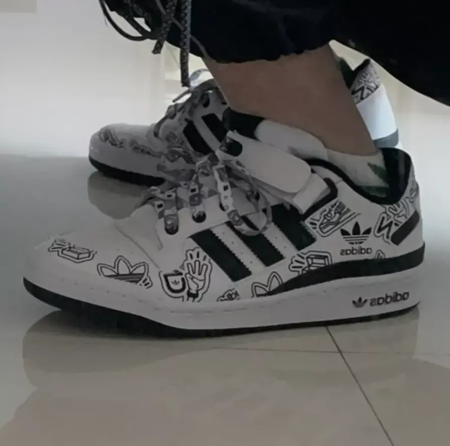 Giày Adidas Forum Low 'Stickers' GW4921 - Ảnh 5