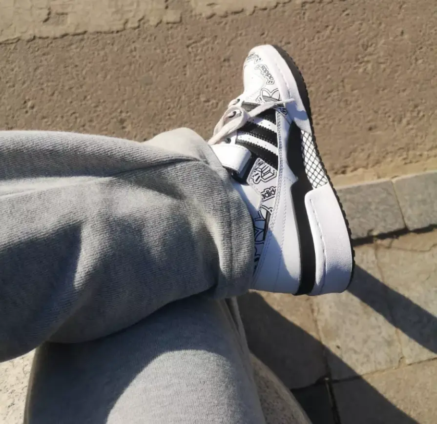 Giày Adidas Forum Low 'Stickers' GW4921 - Ảnh 4