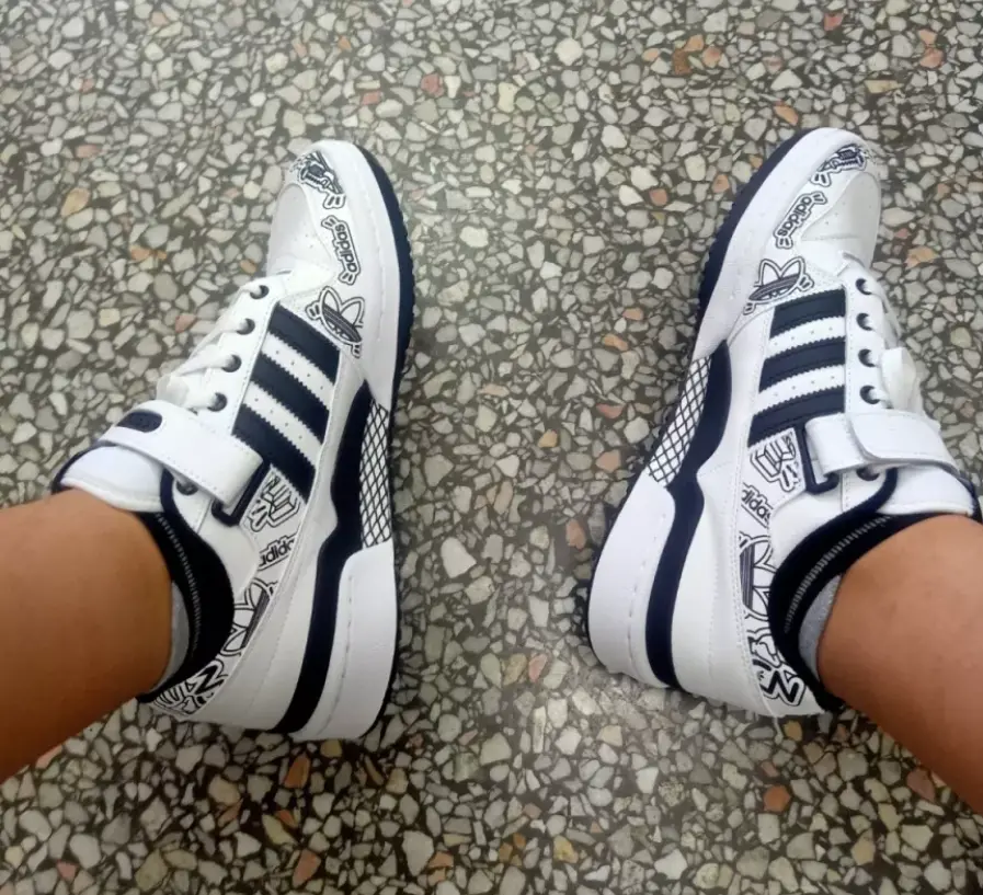 Giày Adidas Forum Low 'Stickers' GW4921 - Ảnh 3