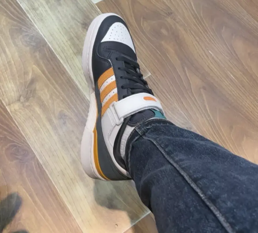 Giày Adidas Forum 84 'Cream Orange Green' GX2161 - Ảnh 4