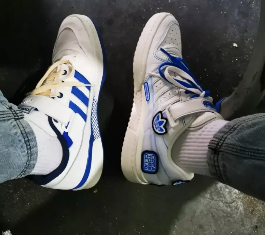 Giày Adidas Forum Low 'Navy' HR0458 - Ảnh 4