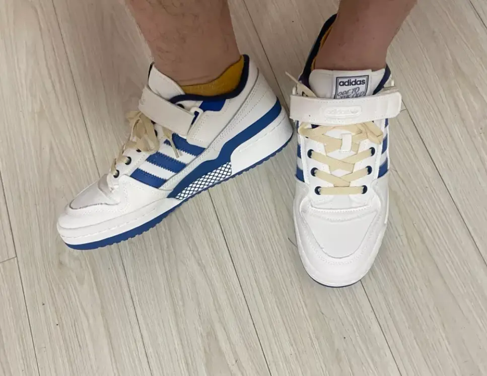 Alternative view of Giày Adidas Forum Low 'Navy' HR0458