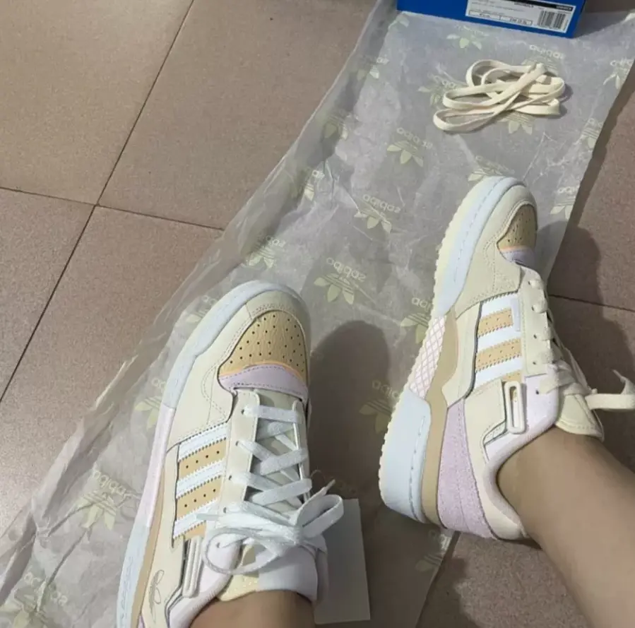 Giày Adidas Forum Exhibit Low 'Ecru Tint' GW6346 - Ảnh 4