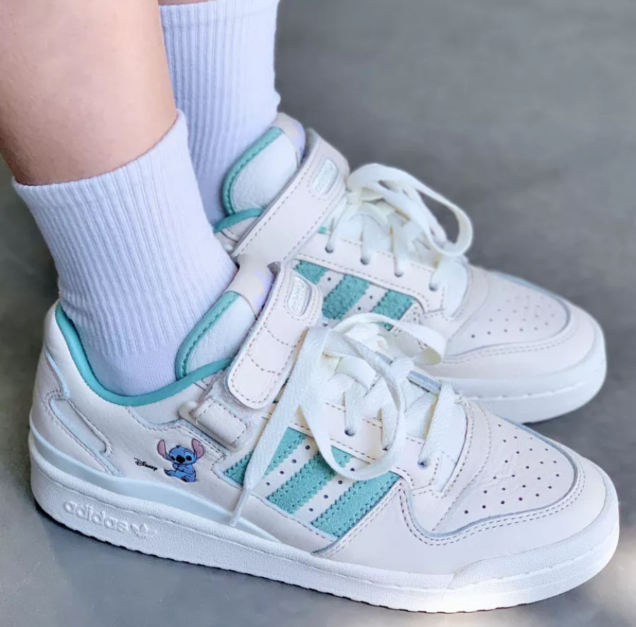 Giày Adidas Forum Low Disney Stitch 'Wonder White' HQ6374 - Ảnh 4
