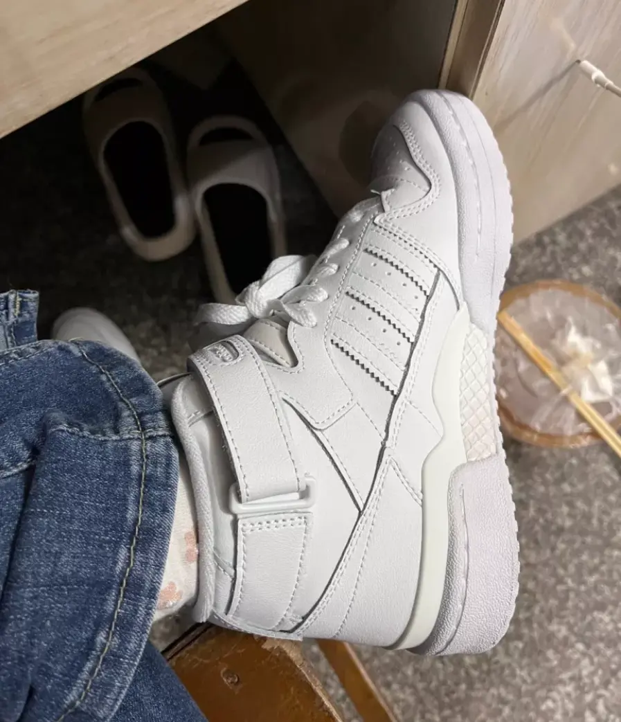 Giày Adidas Originals Kids' Grade School Forum Mid Shoes FZ2086 - Ảnh 4
