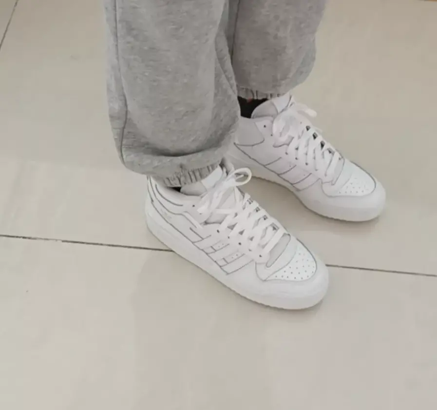 Giày Adidas Originals Kids' Grade School Forum Mid Shoes FZ2086 - Ảnh 3