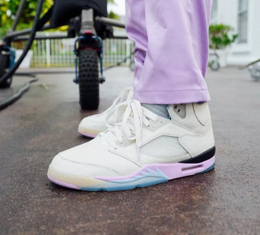 Giày Nike Air Jordan 5 x DJ Khaled 'Sail' DV4982-175 - Ảnh 4