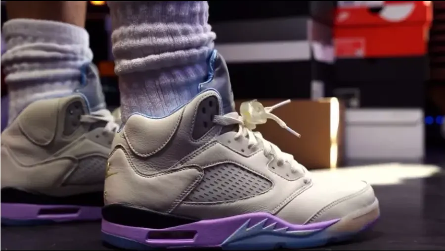 Giày Nike Air Jordan 5 x DJ Khaled 'Sail' DV4982-175 - Ảnh 5