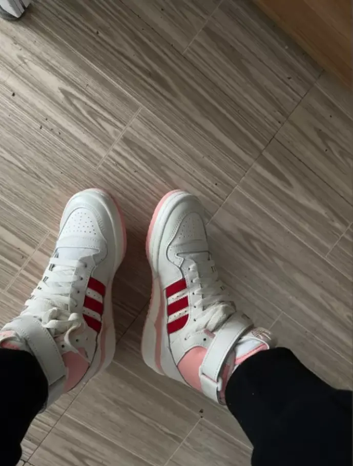 Alternative view of Giày Adidas Originals Forum 84 Hi 'White Red' H01670
