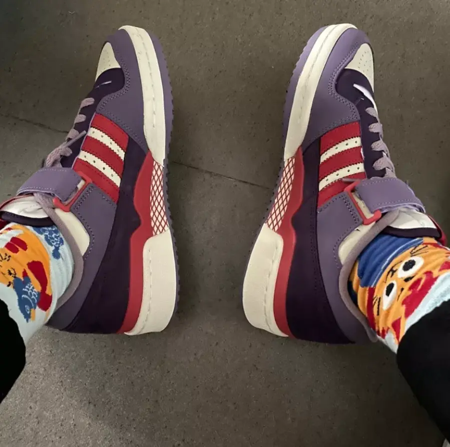 Giày Adidas Forum 84 Low "Fruit Punch Grape" GX4540 - Ảnh 4