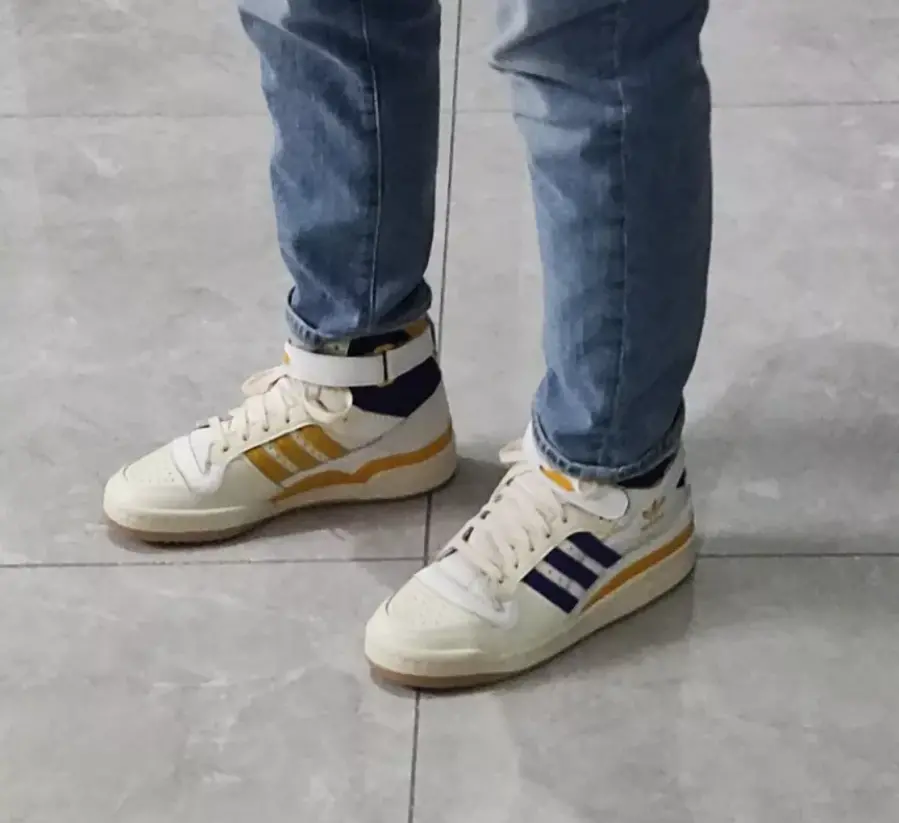 Giày Adidas Forum 84 'Purple Gold' GX9054 - Ảnh 5