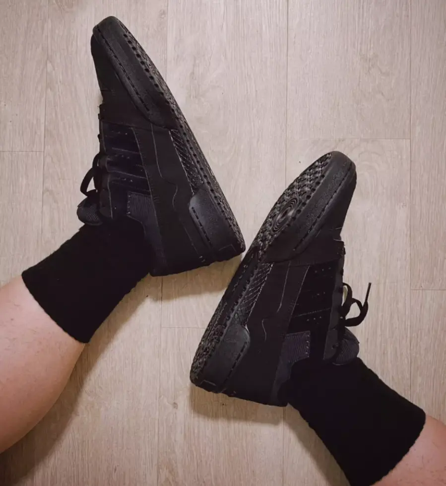 Giày Adidas Melting Sadness × Originals Forum Low 'Core Black' GW8726 - Ảnh 5