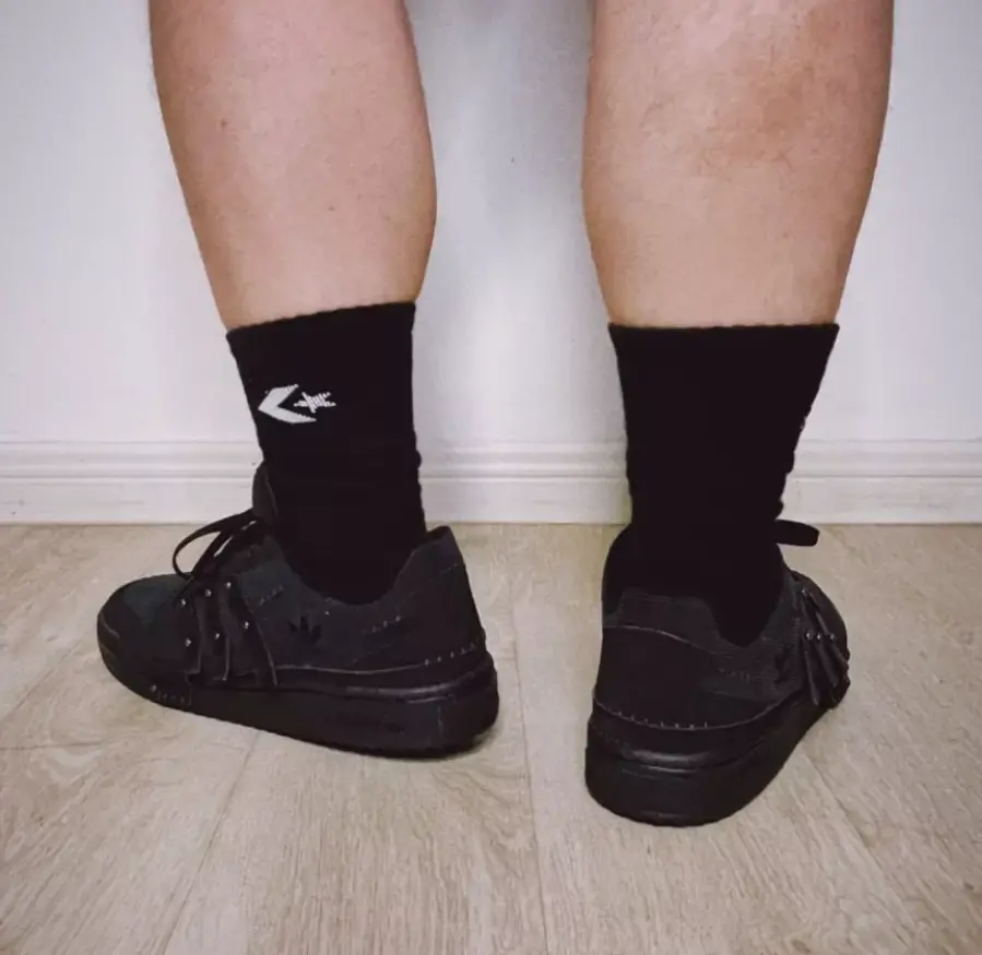 Alternative view of Giày Adidas Melting Sadness × Originals Forum Low 'Core Black' GW8726