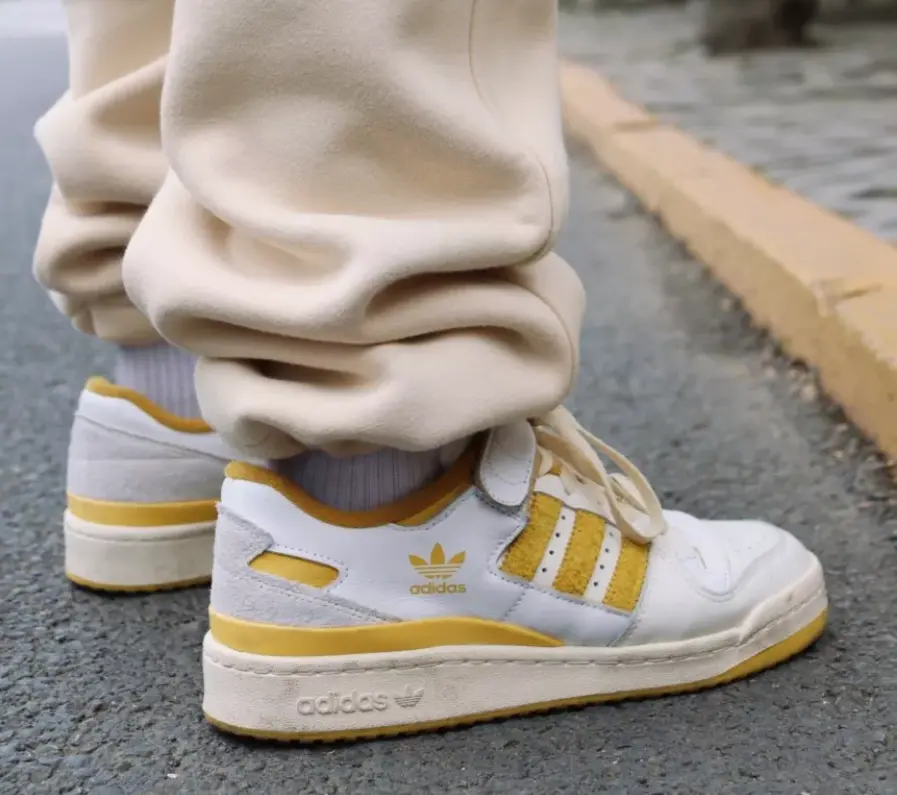 Giày Adidas Forum 84 Low 'White Yellow' GX4537 - Ảnh 5