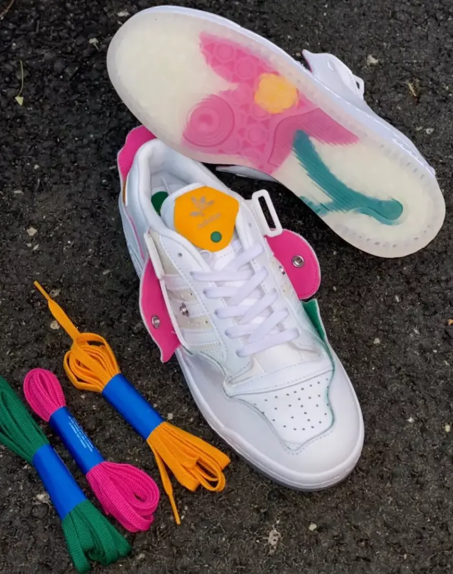 Giày Adidas x FiSN Forum 84 Low 'White' GY2416 - Ảnh 4