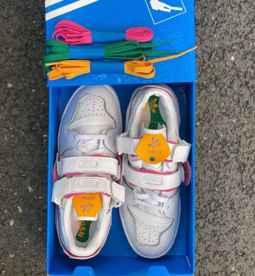 Alternative view of Giày Adidas x FiSN Forum 84 Low 'White' GY2416