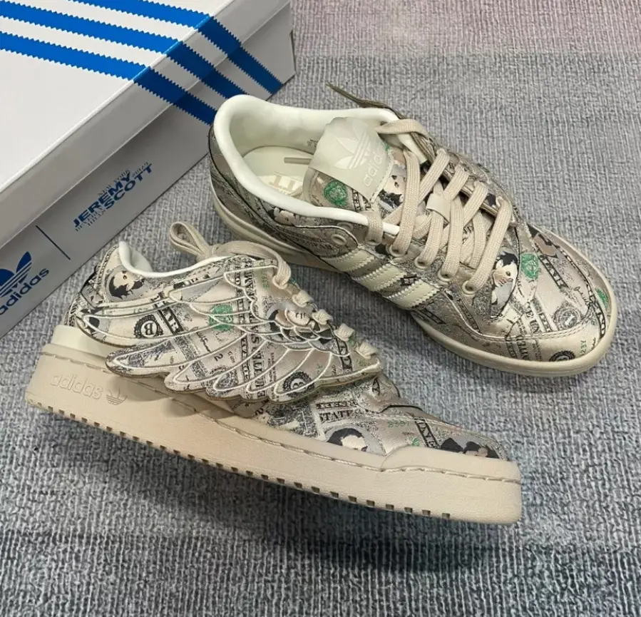 Giày Adidas Jeremy Scott x Forum Wings 1.0 Low 'Money' GX6393 - Ảnh 4