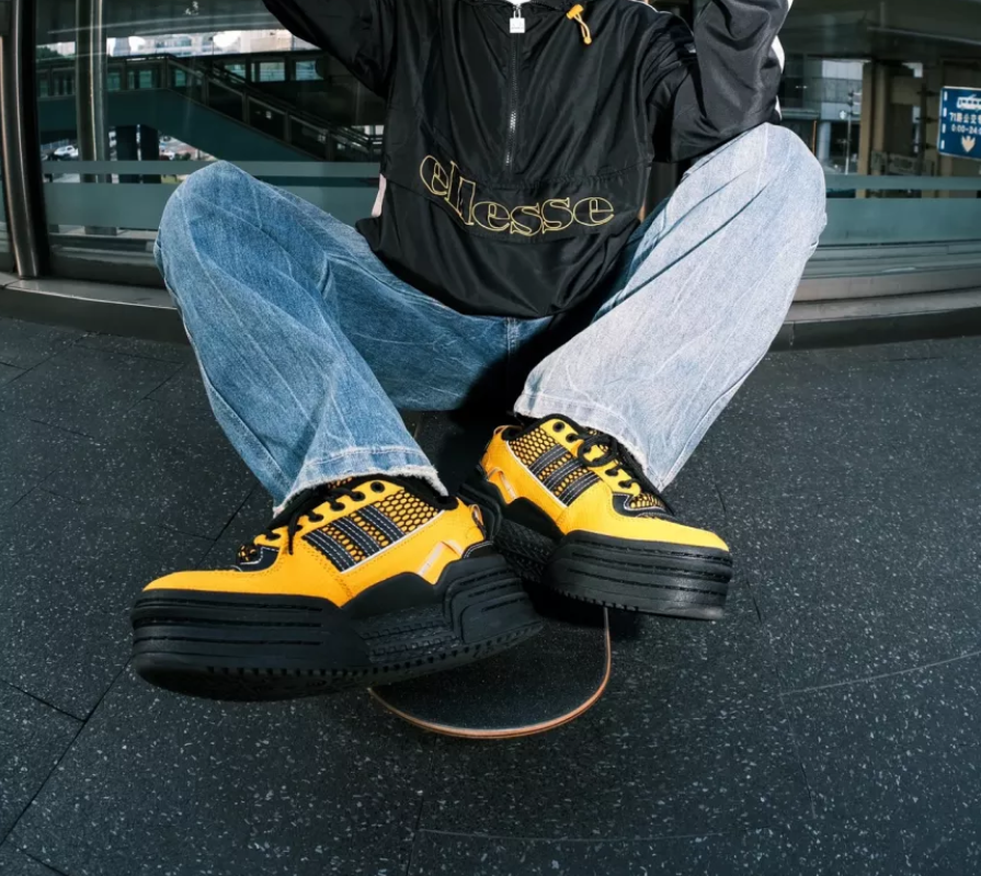 Giày Adidas Triple Platforum Low 'Yellow and Black' GY9608 - Ảnh 3