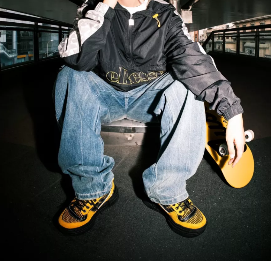 Giày Adidas Triple Platforum Low 'Yellow and Black' GY9608 - Ảnh 5