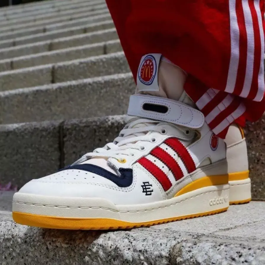 Giày Adidas Eric Emanuel x Forum 84 High 'McDonald’s All-American' H02575 - Ảnh 5