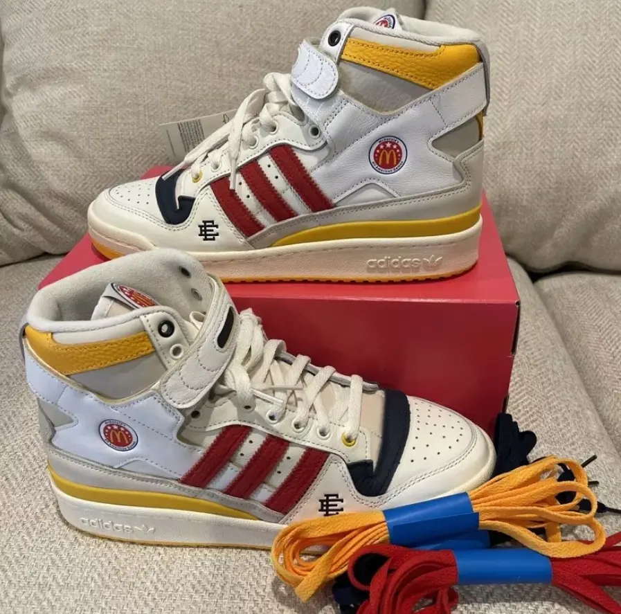 Giày Adidas Eric Emanuel x Forum 84 High 'McDonald’s All-American' H02575 - Ảnh 4