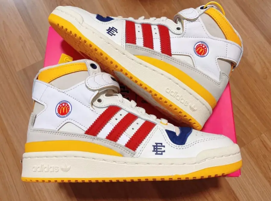 Giày Adidas Eric Emanuel x Forum 84 High 'McDonald’s All-American' H02575 - Ảnh 3