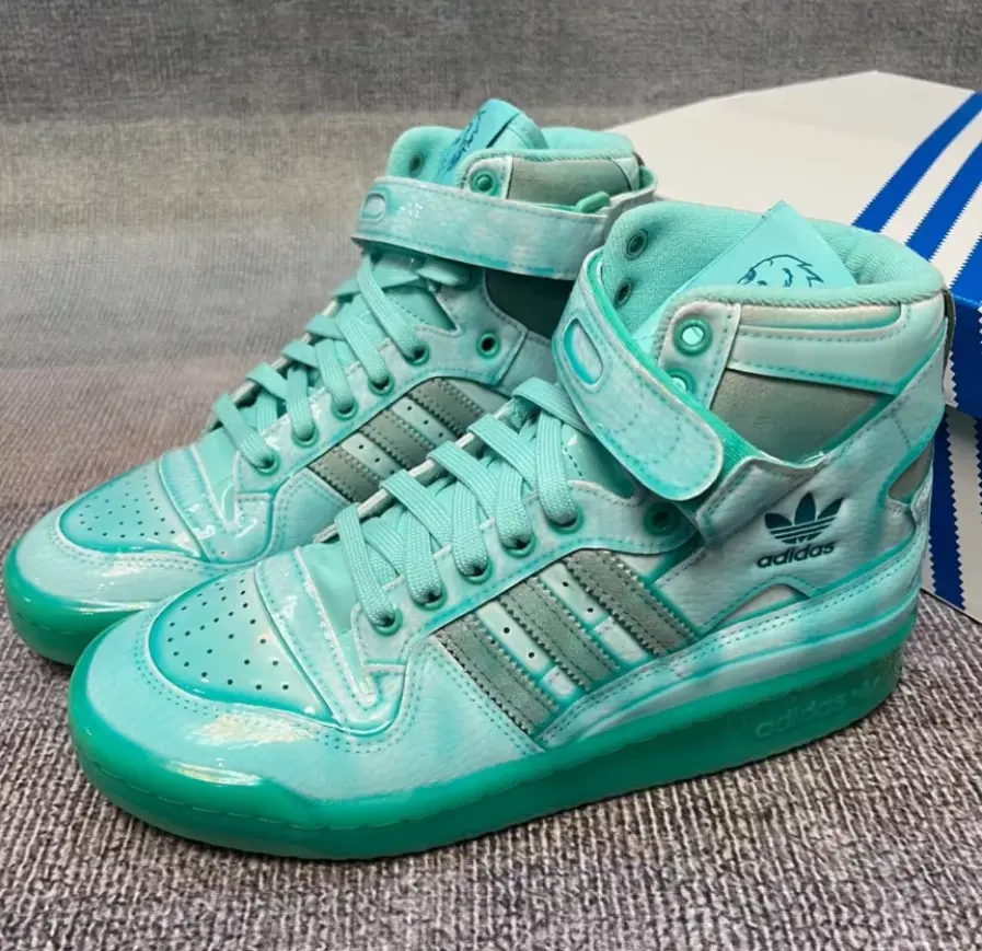 Giày Adidas Jeremy Scott x Forum High 'Dipped Acid Mint' G54993 - Ảnh 3