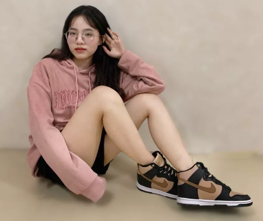 Giày Nike Dunk High LXX 'Black Flax' DX0346-001 - Ảnh 4