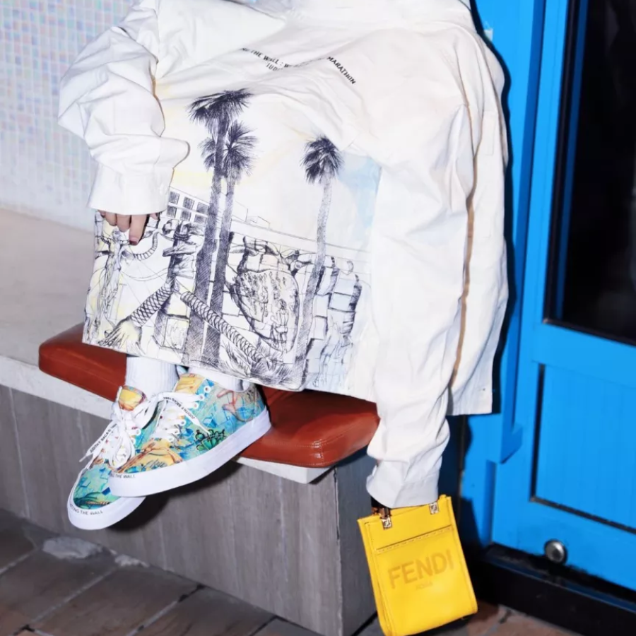 Giày Vans x Moca Judy Baca Old Skool 'Multicolour' VN0A5KRFYQ8 - Ảnh 3