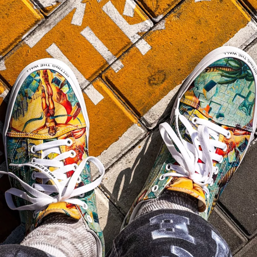 Giày Vans x Moca Judy Baca Old Skool 'Multicolour' VN0A5KRFYQ8 - Ảnh 4