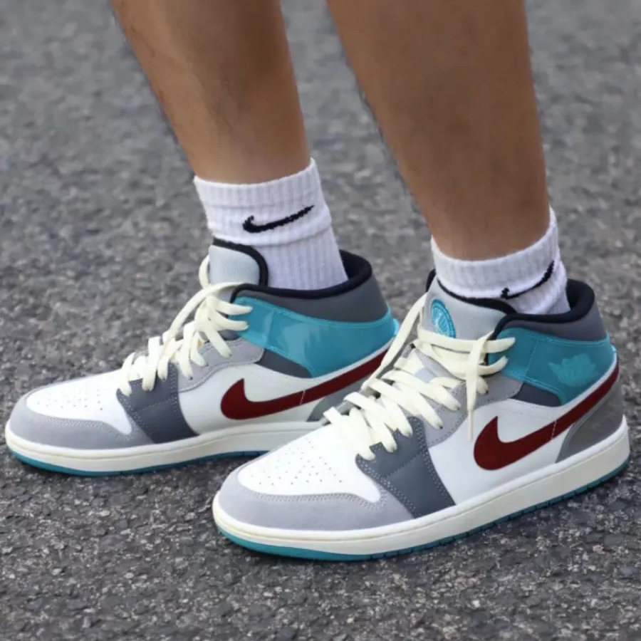 Giày Nike Air Jordan 1 Mid 'Exploration Unit' FB1870-161 - Ảnh 4