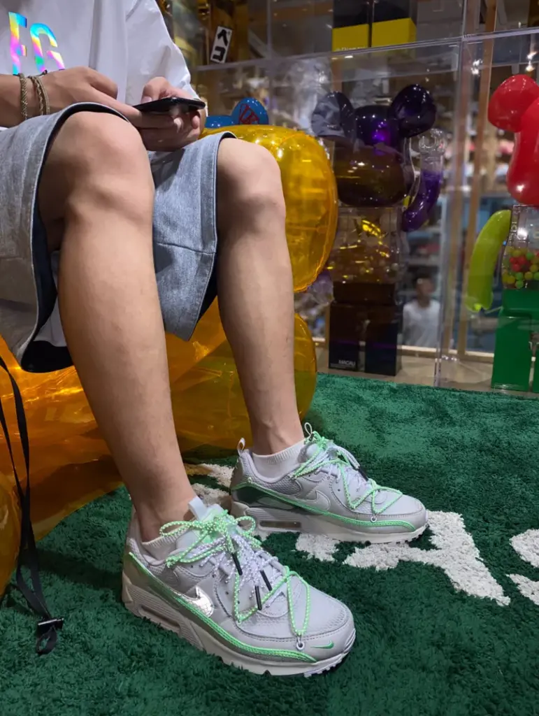 Giày Nike Air Max 90 'Sail Neon Green' CZ9078-010 - Ảnh 6