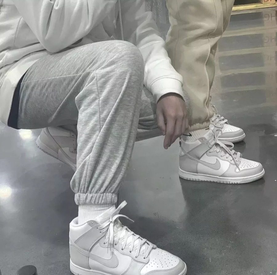 Giày Nike Dunk High GS 'Vast Grey' DB2179-101 - Ảnh 4