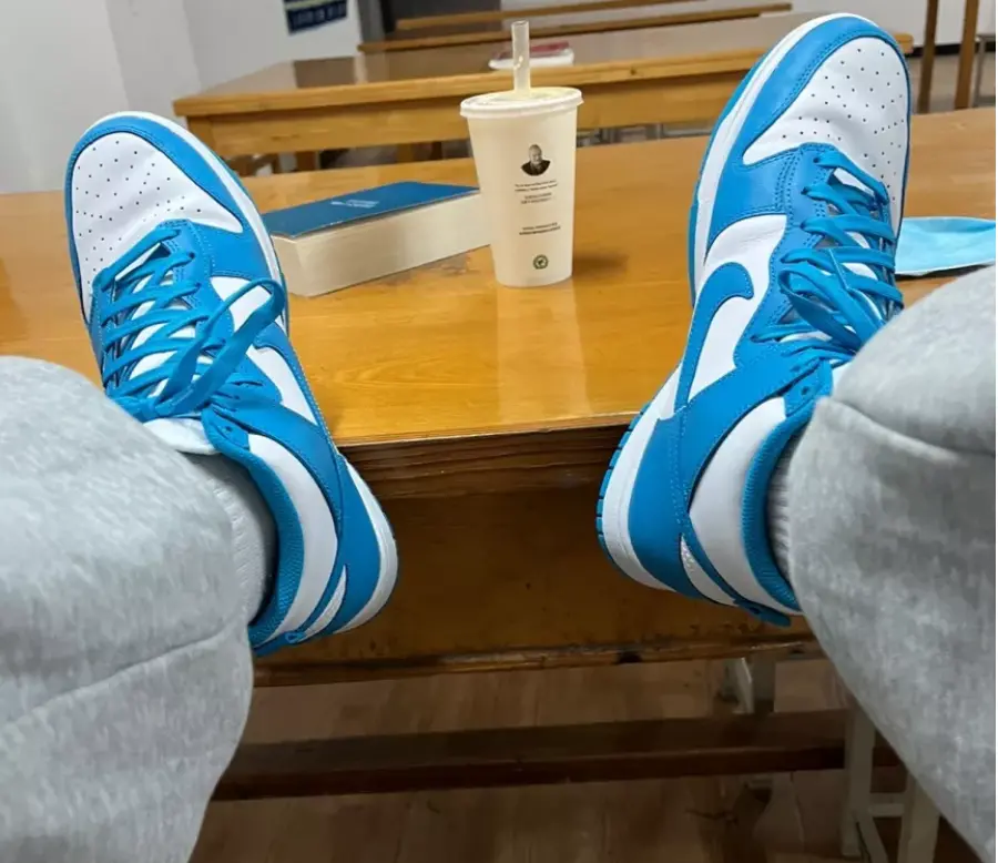 Giày Nike Dunk High Retro 'Laser Blue' DD1399-400 - Ảnh 3