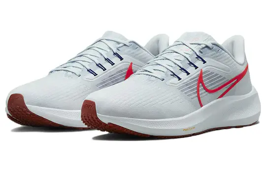 Alternative view of Giày Nike Air Zoom Pegasus 39 'Grey Bright Crimson' DH4071-007