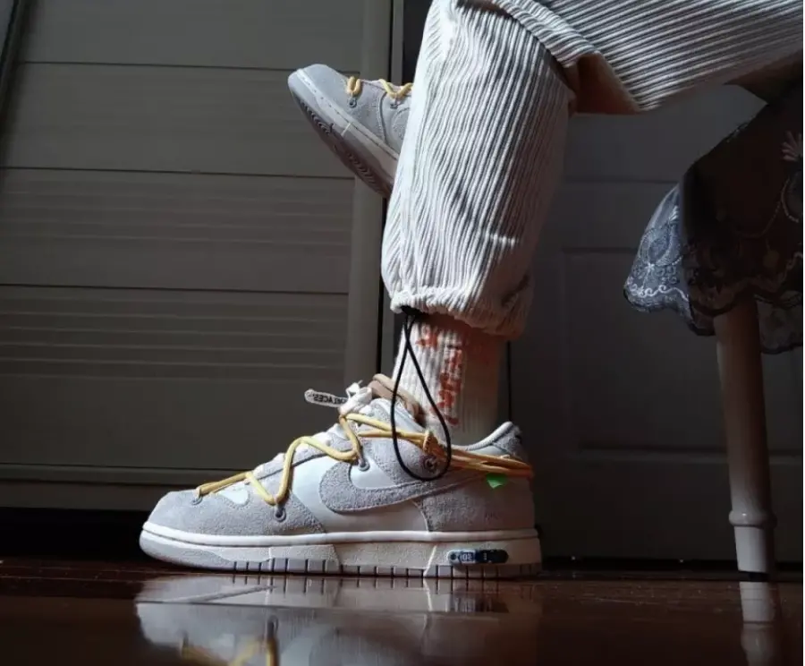Giày Nike Off-White x Dunk Low 'Lot 39 of 50' DJ0950-109 - Ảnh 7
