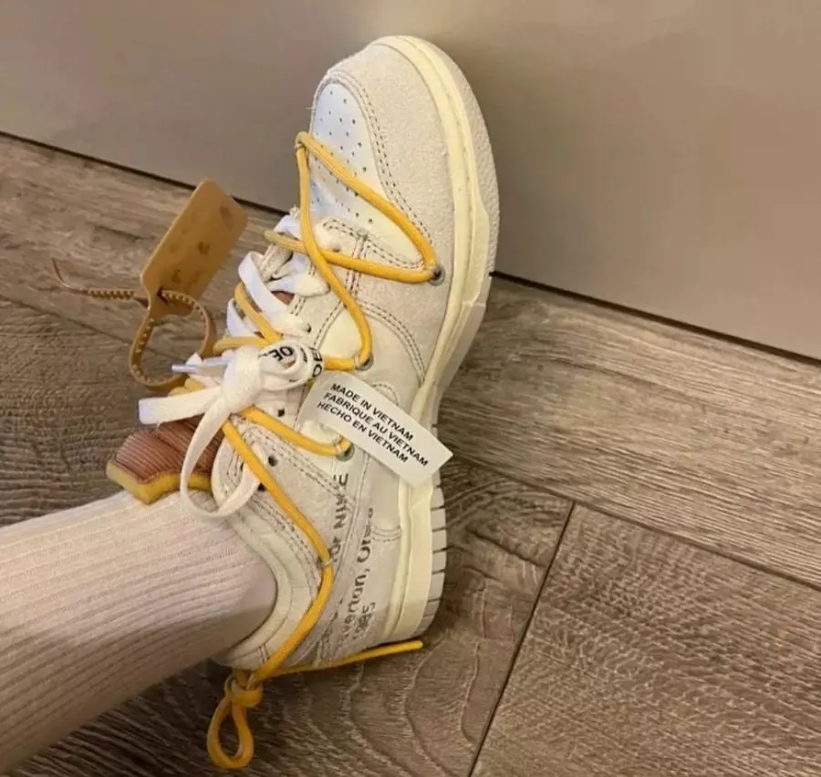 Giày Nike Off-White x Dunk Low 'Lot 39 of 50' DJ0950-109 - Ảnh 8