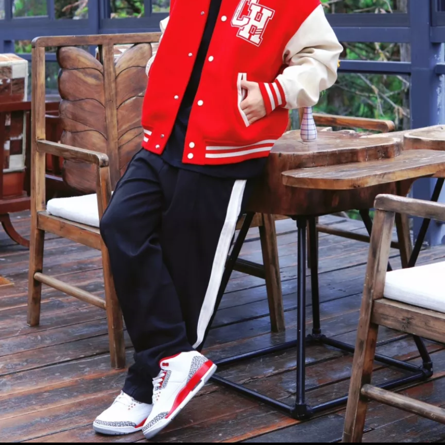 Giày Nike Air Jordan 3 Retro GS 'Fire Red' DM0967-160 - Ảnh 4